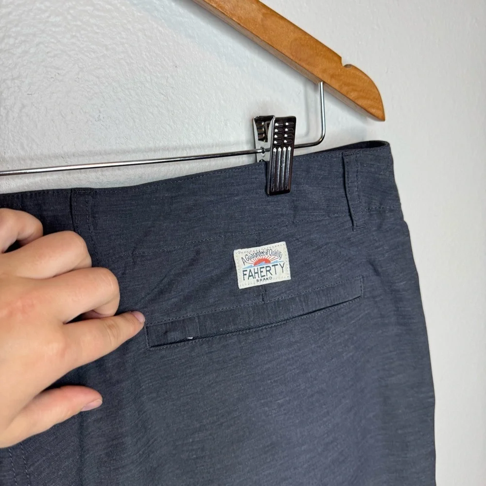 Faherty All Day™ Short 1.0 - Charcoal Gray Mens Shorts